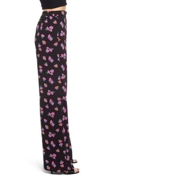 WAYF High Rise Floral Wide Leg Pant - Picture 3 of 5